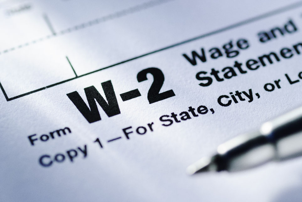 W-2 Form image